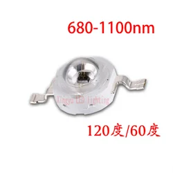 LED bead 3W high-power infrared IR980nm/740/800/850/940/1100nm monitoring emission