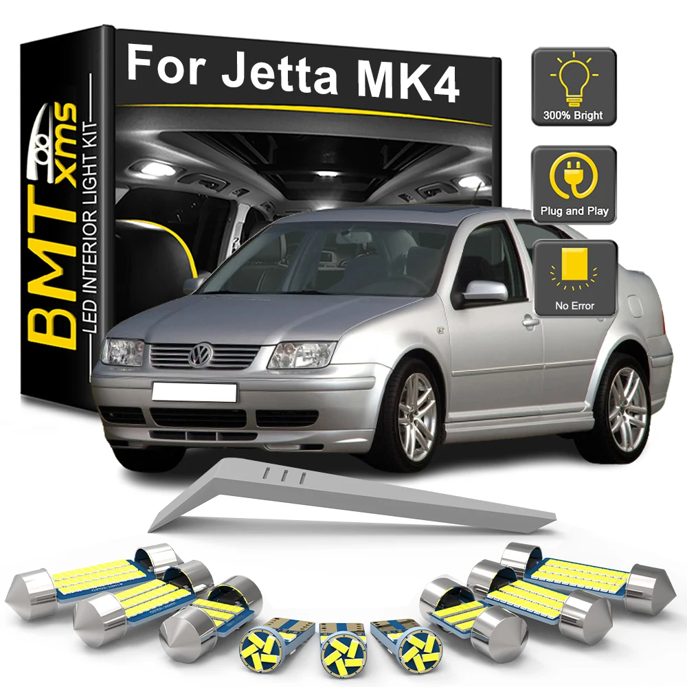 

BMTxms 14 шт. Canbus для VW Volkswagen Jetta MK4 4 IV 1999 2000 2001 2002 2003 2004 2005 автомобильный светодиодный комплект ламп для внутреннего освещения