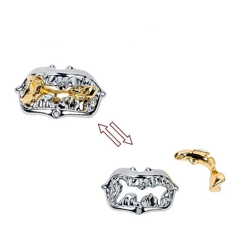 Tierförmige Rätsel aus Metall in Form von Denksportaufgaben, pädagogisches Logik-Puzzlespiel