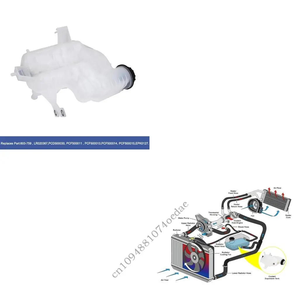 

1.5L Capacity Coolant Overflow Reservoir LR020367 LR010965 PCF500110 PCF500014 PCF500015 PCJ500030 ADP11557001S
