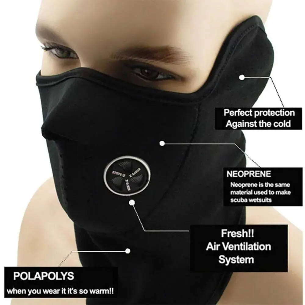 Bicycle Face Mask Headwear Full Mask for Men Women Bike Scarf Mask Neck Wrap Cover Motorcycle Windproof Outdoor Sports Masks