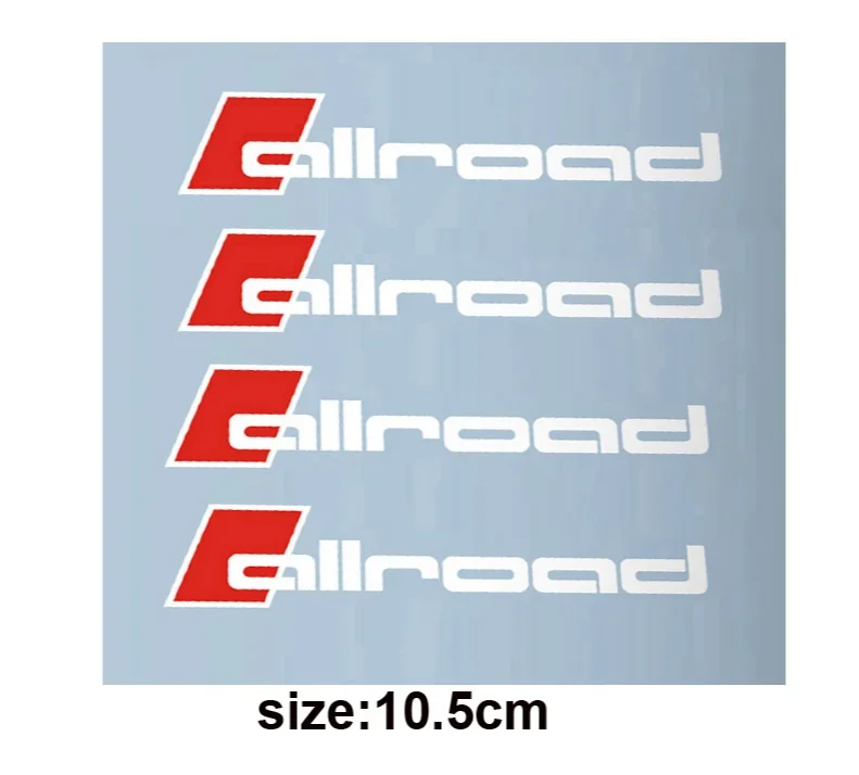 4 قطعة/الوحدة مادة أوراكال جيدة جميع الطرق الفرامل الشارات ملصق لأودي A1 A3 A4 A4L A6 A6L A7 A8 Q3 Q5 Q7 TT S RS