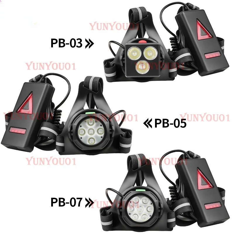 Cross-border New Chest Night Running Light, Wearable Cycling Light LED Multi-light, Red Light USB Charging Running Light