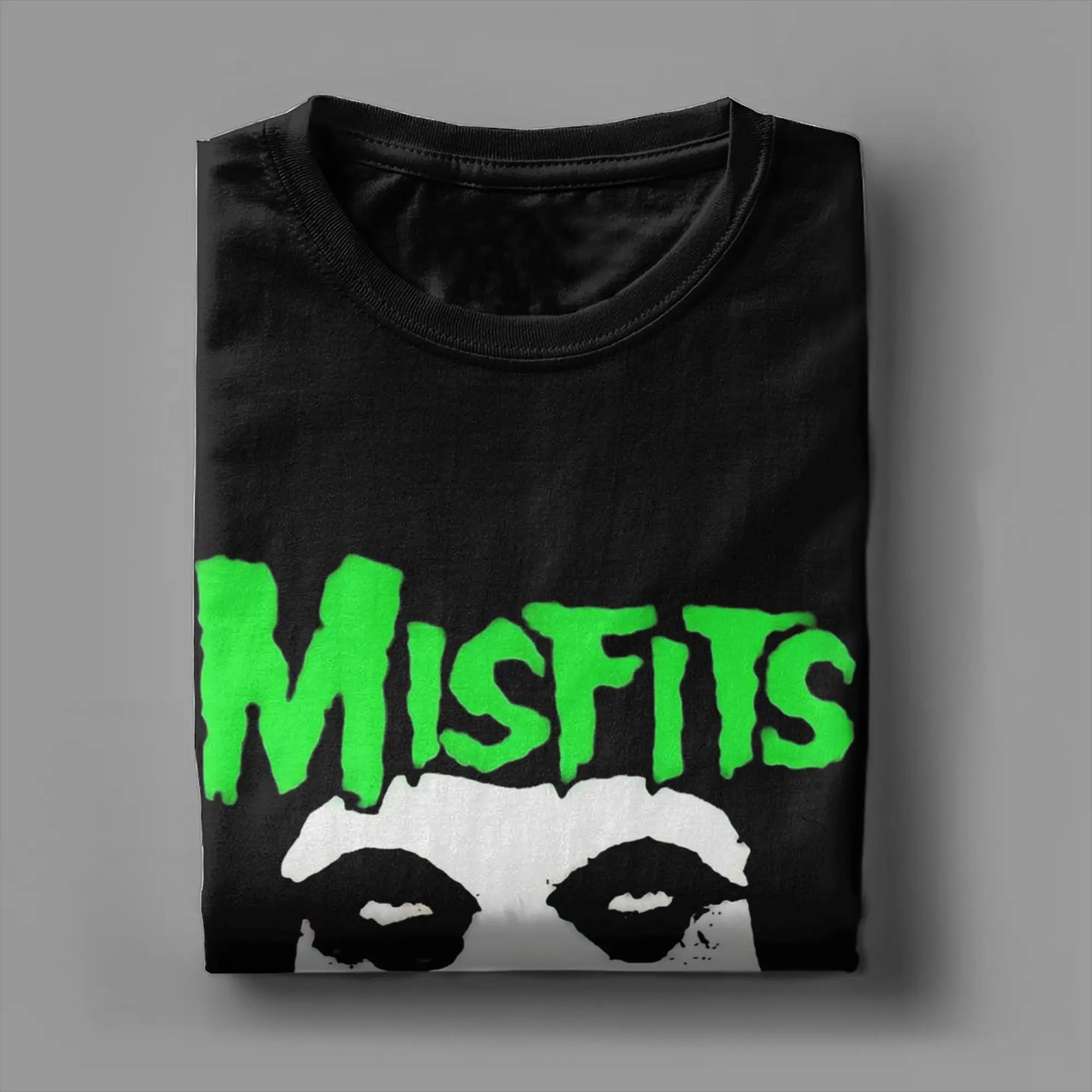 M-MISFITS Band Graphic Printed T Shirts Men Women  100% Cotton  Tee Shirt Clothing