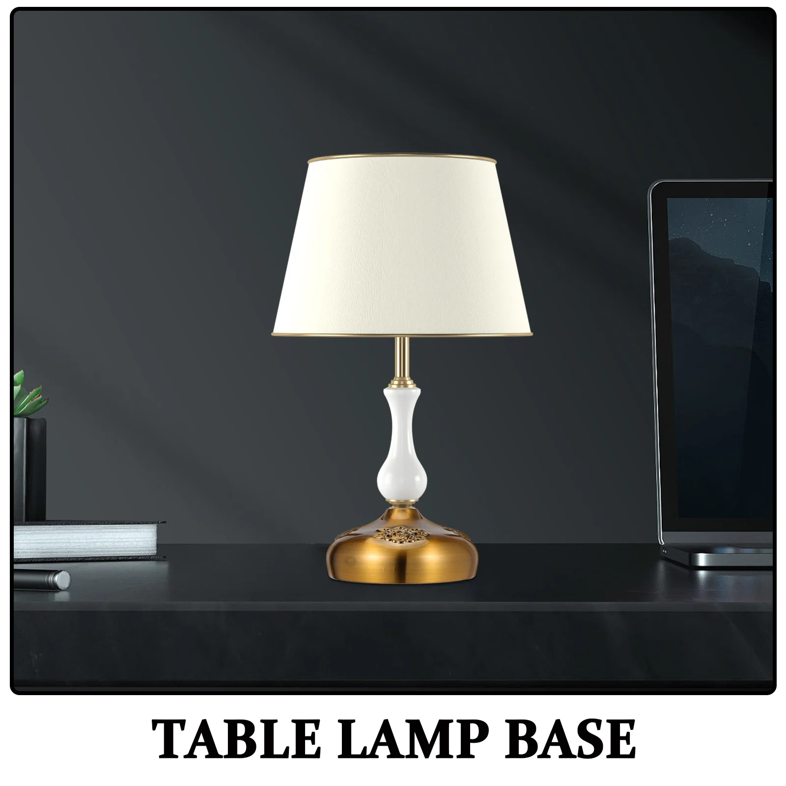 Rose Flower Tafellampvoet Goud Vintage Metaal Design Romantisch Decor Slaapkamer Woonkamer Studeerlamp Standvoet