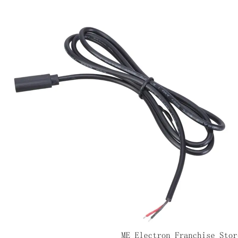 T5EA Type-C إلى 2 دبوس سلك عاري لمعدات USB C أو إصلاح كابل DIY البديل