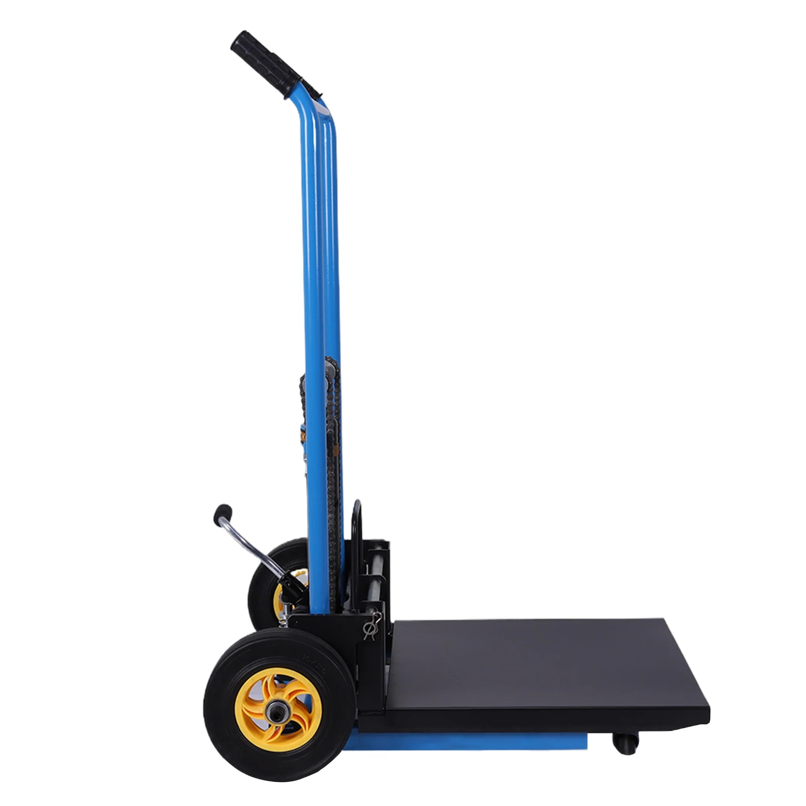 

Pallet Jack Table Cart with Swivel Wheel Pallet Forklift Universal Wheels Manual Forklift Material Stacker for Garage Warehouses