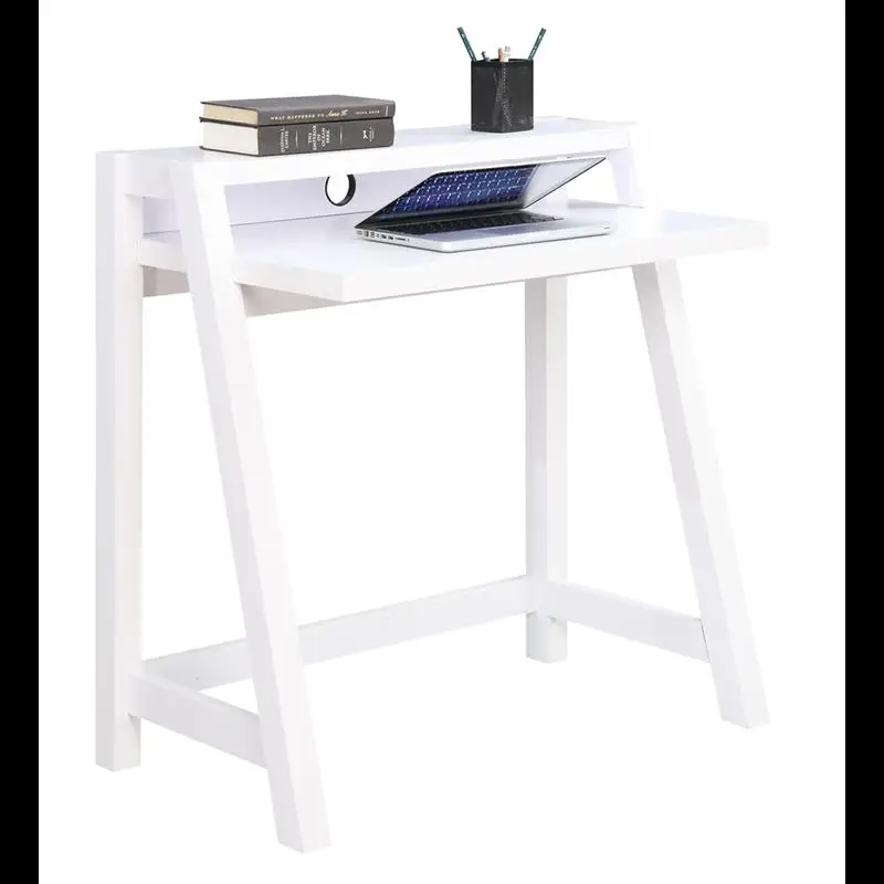 مفاهيم الراحة مكتب نيوبورت ليلي، أبيض