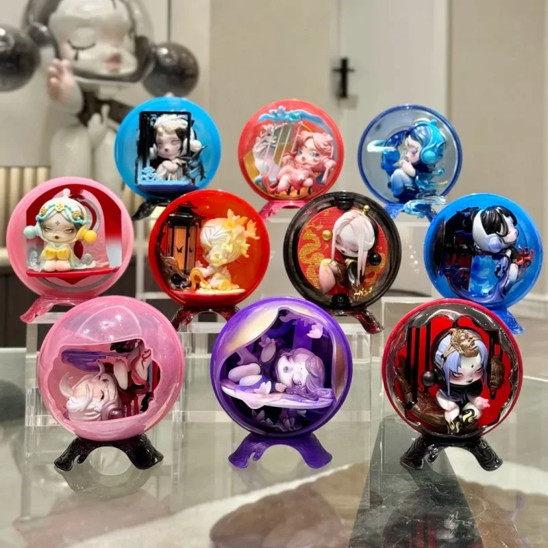 

POP.MART Skullpanda Mansion Blind Box - Language View Central View Trendy Handmade Decoration Play Mystery Gift for Festivals