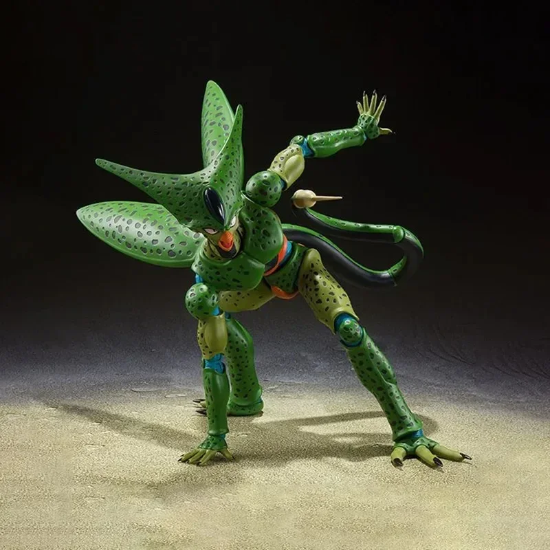 Auf Lager Original Bandai S.H.Figuarts Dragon Ball Cell Erste Form Anime Action Figur Modell Spielzeug Sammlung Kinder WY