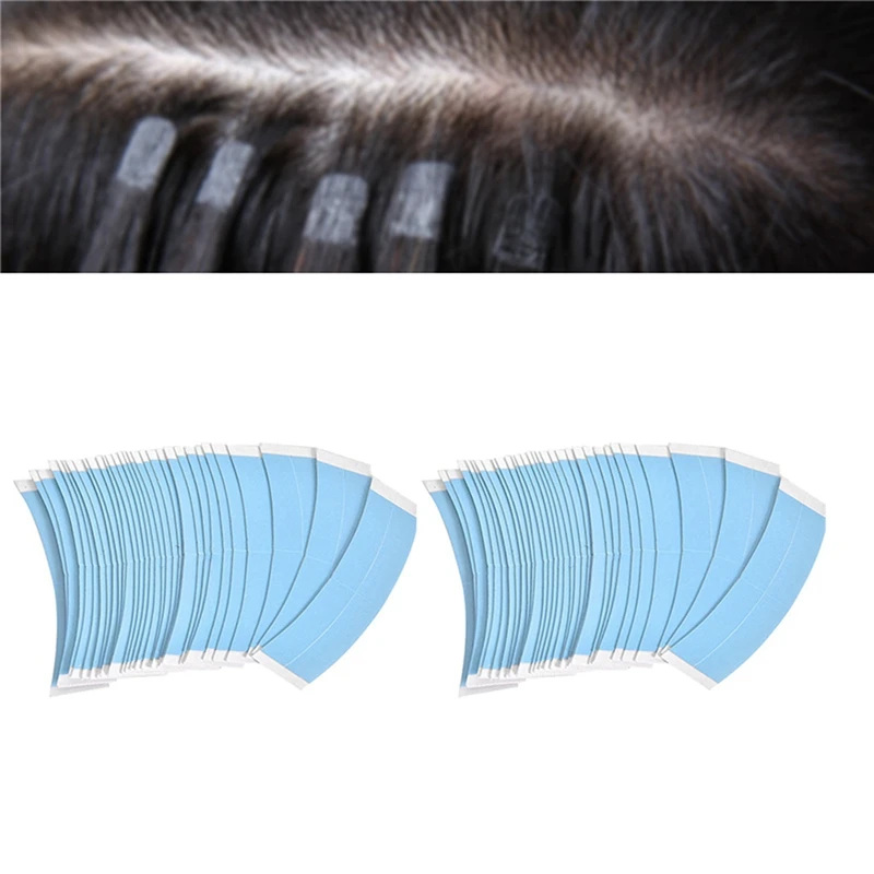 180Pcs Strong Wig Double Tape Wig Adhesive Extended Hair Strip Waterproof For Toupee Lace Wig Film With Slitting Line, Durable