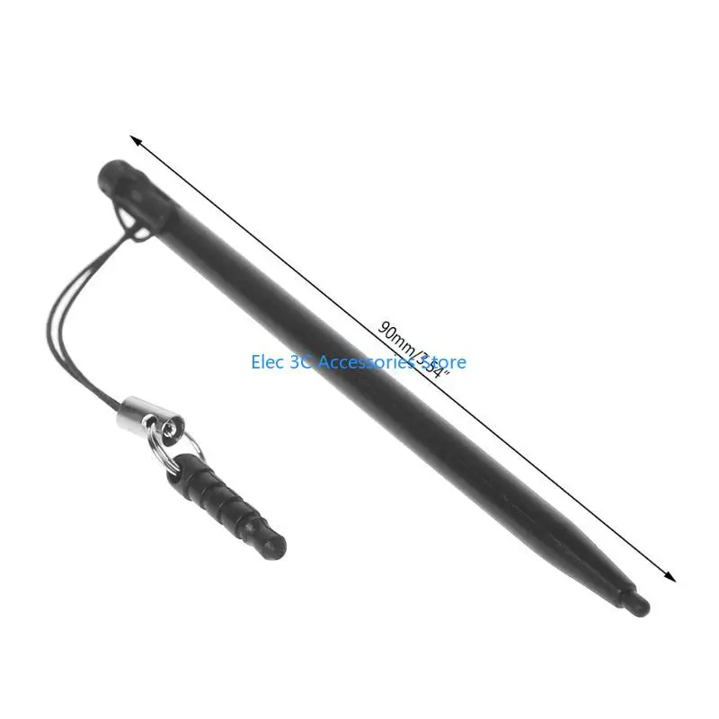 Y51A Resistive for Touch Screen Hard Tip Pen With Dust Plug Rope For POS M