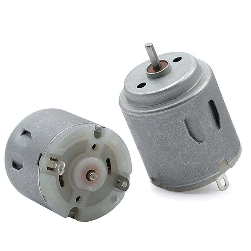 Mini moteur électrique 260 DC 3-12V pour sèche-cheveux, voiture jouet, bricolage, mini ventilateur, jouets électriques, petits appareils ménagers, pièces automobiles