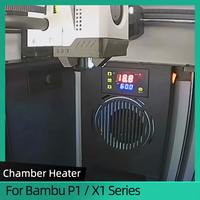 Chamber Heater for Bambu P1S/X1C/P1P/X1 Heater for Bambu Riscaldatore for Bambu Lab x1c Accessories 3D Printer Chamber Heat P1S