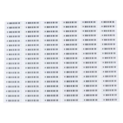 108 Pcs Acoustomagnetic Anti-theft Label Clothes Labels Stickiness Security Tags Sticker Heat Sensitive Plastic