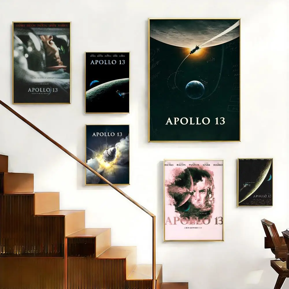 Iconic Movie Apollo 13 Poster HD Self-Adhesive No Residue After Removal Ideal for All Kinds of Wall Decor