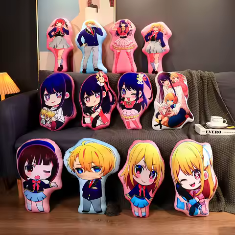 OSHI NO KO Plush Stuffed Pillows Kawaii Anime Cushion Cute Manga Dakimakura Hoshino Aqua Rubii Ai Arima Kana Dolls Throw Pillow