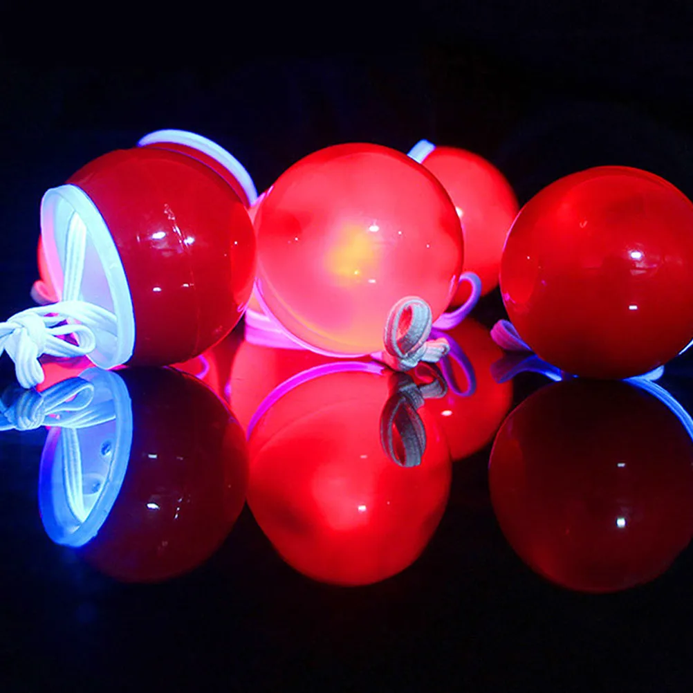 

5Pcs LED Glowing Clown Noses Red Plastic Party Props for Costume Stage Performance Halloween Cosplay Supplies Light Up Clown