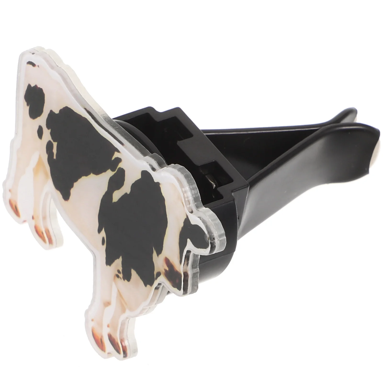 

Cute Cow Car Air Vent Clips Acrylic Decorative Strong Durable Easy to Clean Auto Accessory Cow Vent Clip Car Outlet Clips