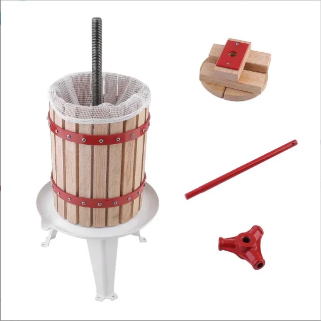 Manual Fruit Press Wine Grape Apple Cider Juice Press