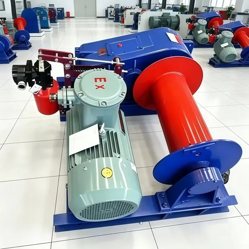 5T Vertical Inclined Shaft Winch 10T Mining Crane 16T 20T Hydraulic Brake Marine Winch Heavy Duty Lifting Equipment