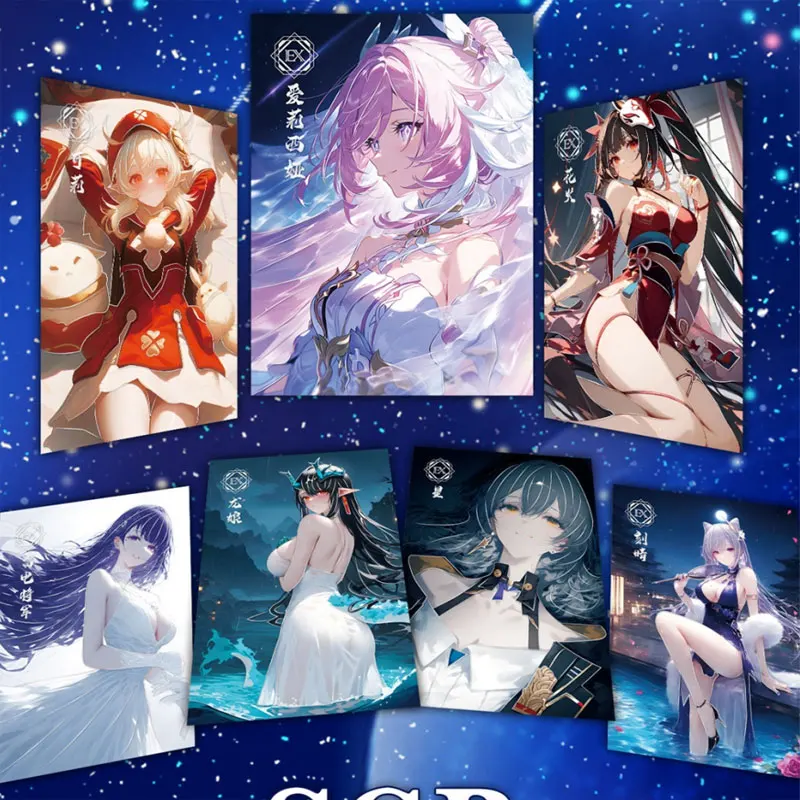 ขายส่ง 2024 ใหม่ล่าสุด Heart Star Light A5 ขนาดคอลเลกชันการ์ดเทพธิดา Story Waifu กล่อง ACG CCG TCG Doujin ของเล่นและของขวัญงานอดิเรก