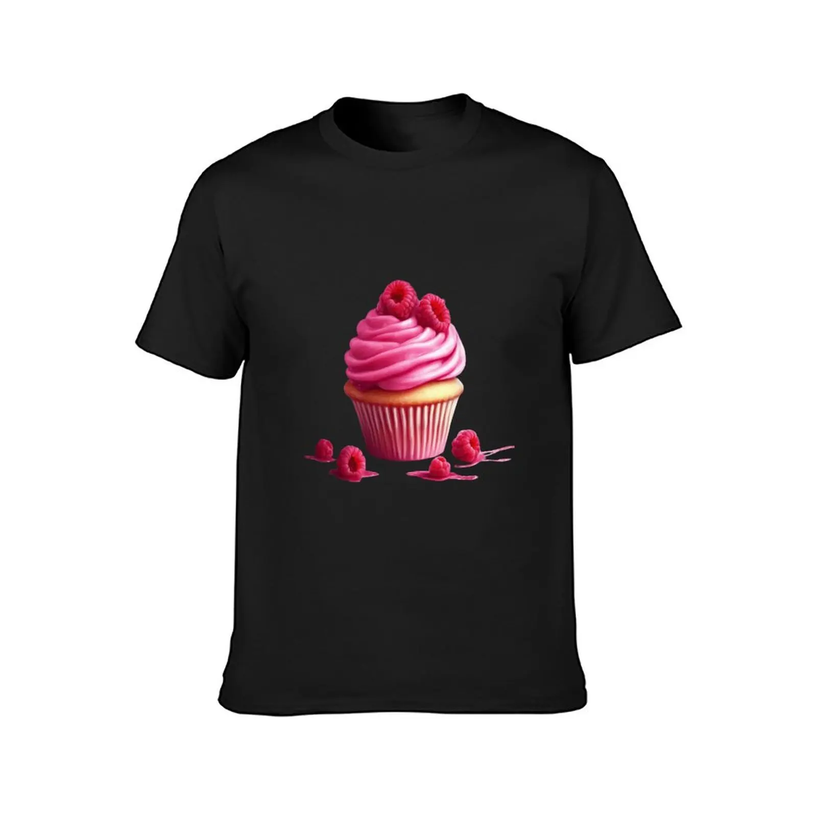 Cupcake for real Baking Lovers, sugar frosting, food T-Shirt funnys Blouse tees mens graphic t-shirts anime