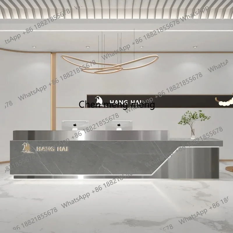 

Quality Service Reception Desks Office Counter Beauty Salon Elegant Reception Desks Checkout Welcome Escrivaninha Furniture