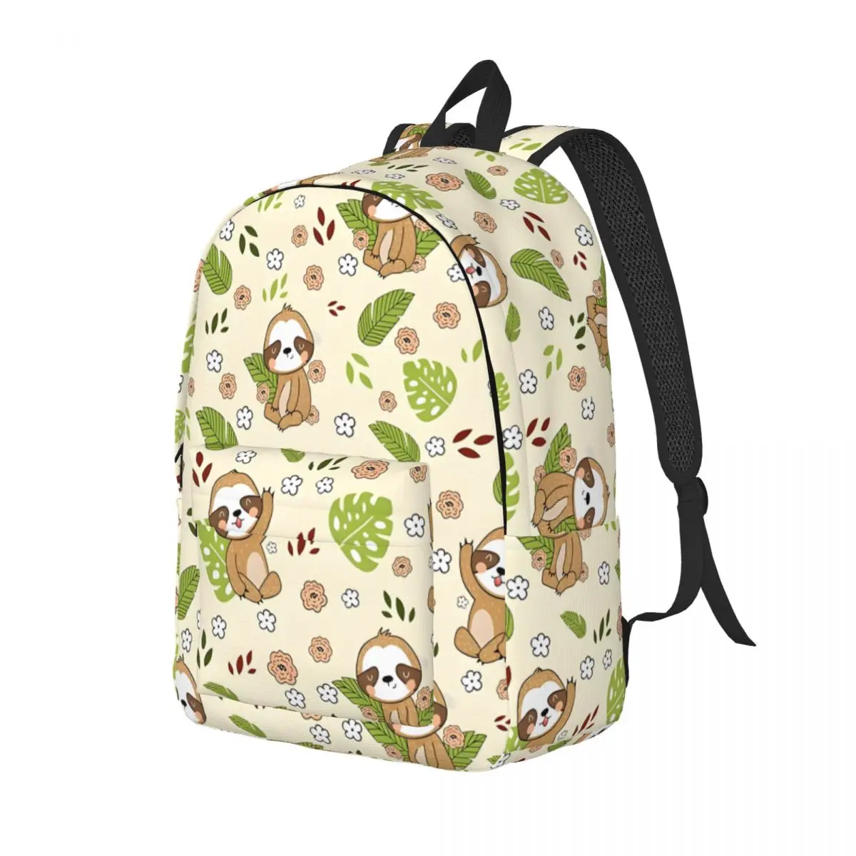 Daypack Cute Pattern Large Capacity Sloth For Men Kid Back To School Gift Kawaii Bookbag Travel