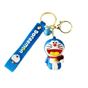 アニメの漫画ドラメートンキーチェーンかわいい人形コスプレカーキーリングバックパックペンダントカワイイ装飾 12日間のベストセールスドラメモンおもちゃ - №8