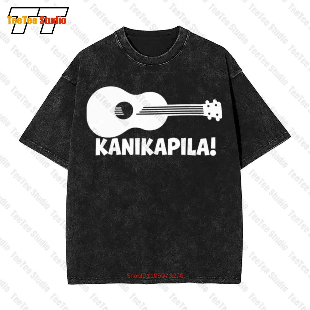 

Kanikapila Гавайская музыка Гавайская гавайская гавайская гитара Музыкант Винтажная футболка большого размера 9QOS