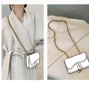 Einzelgäste einzelner Crossbody -Taschen, Metallkettenbeutelzubehör, DIY -Modifikationsteile, geeignet für Satteltasche 10 Hauptverkaufstasche Dior - №7
