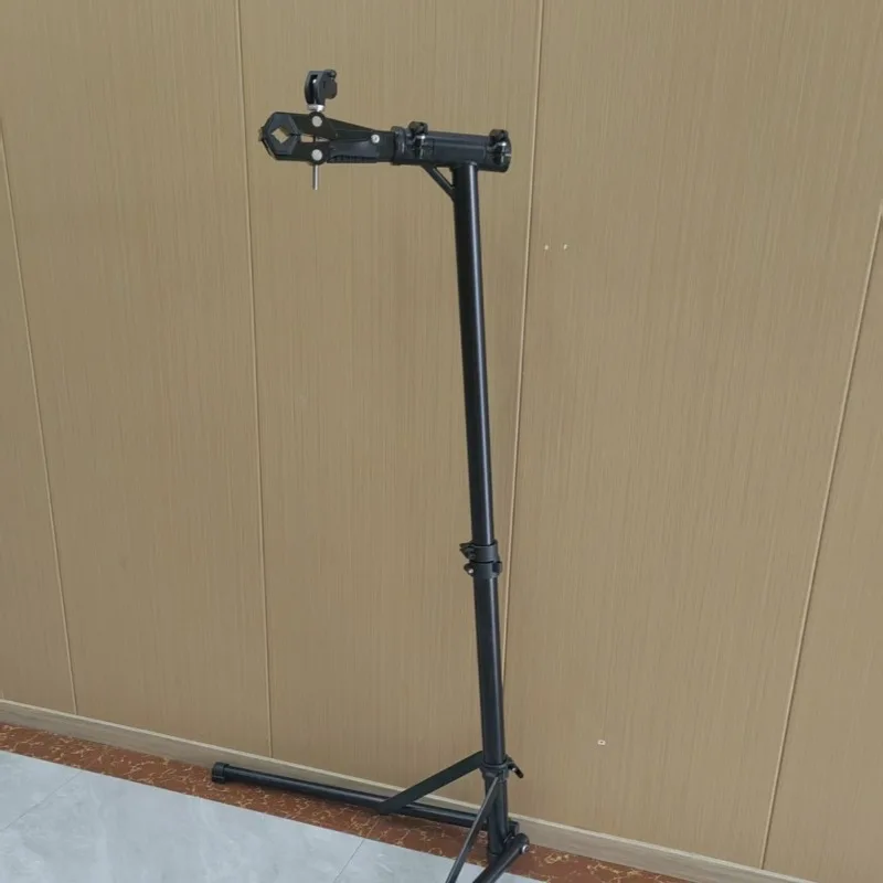 Larger bicycle universal repair rack, aluminum chuck folding quick-release repair rack