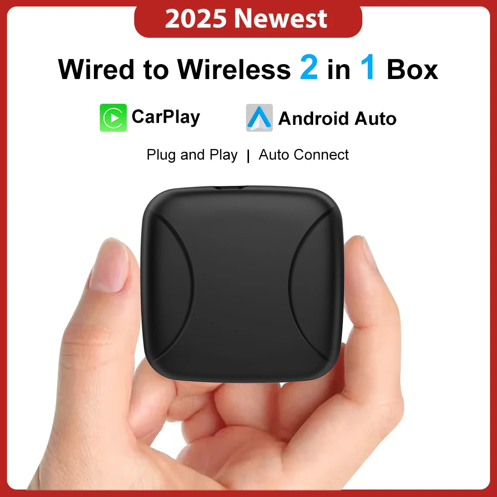 FLIXIVI X1 Wireless CarPlay Dongle Wireless Android Auto Fast WIFI Box For Car Radio with Wired Connect Universal CarPlay