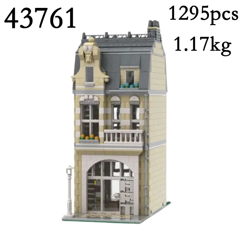 

Spot MOC-43761 1295pcs Modular Art Gallery Small Particle Assembly Building Blocks Educational Toy Model Gift Set Ornaments