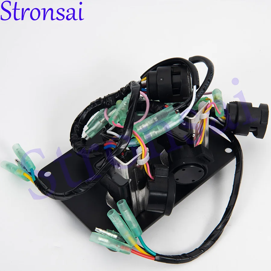 6K1-82570 12V Dual Engine Key Switch Panel Twin Kit For Yamaha Outboard Engine 6K1-82570-00 10 Pins