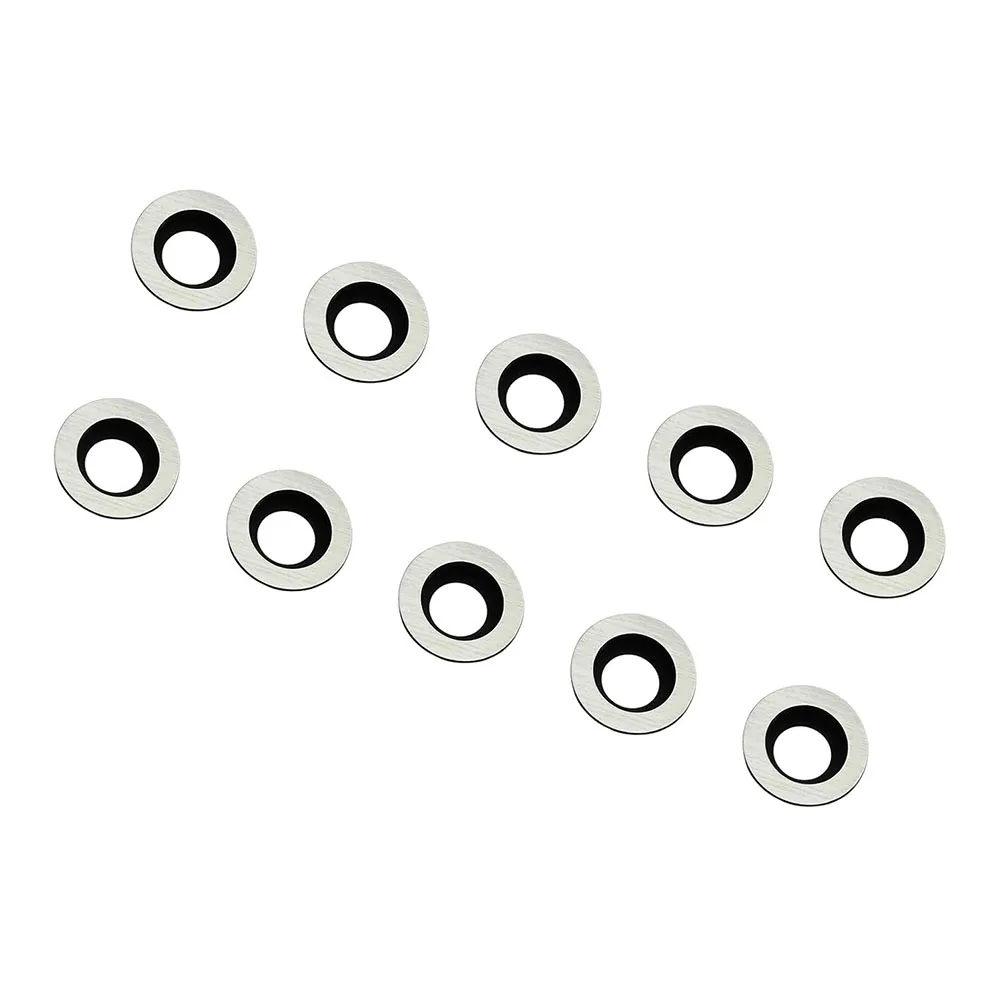 10PCS 8 9mm Round Carbide Inserts Ci5 for Woodturning Tools Indexable Replacement Cutters for Optimal Performance
