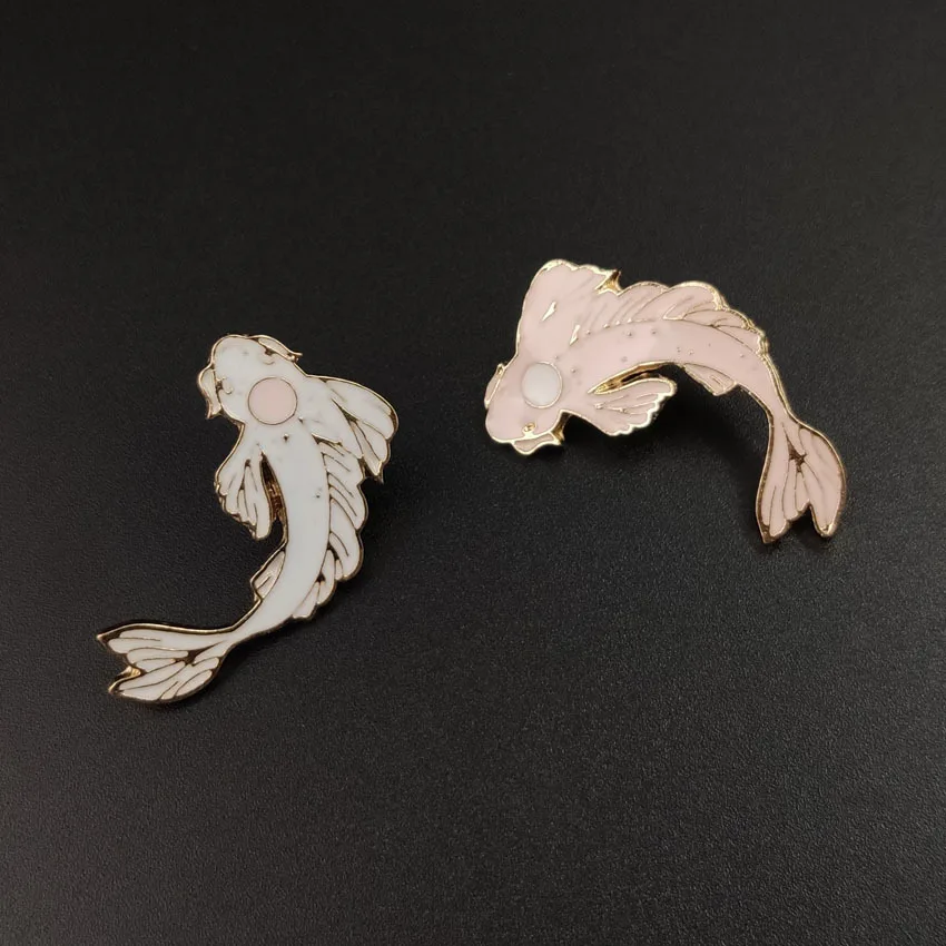 1Pc Cute Fish Brooch for Men Women Fashion Marine Organism Animal Jellyfish Fishtail Shark Pins Jewelry Accessories Gifts 2026