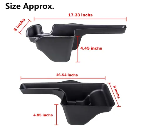 Car Rear Trunk Box Organizer Tray for Jeep Wrangler JL JLU Sahara Rubicon 4 Doors 2018-2023 Stowing Tidying Interior Accessories 8 best sales jeep jl storage - №1