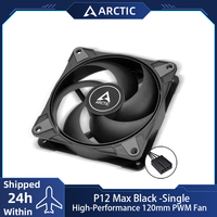 ARCTIC P12 Max, High-Performance 120mm Case Fan,PWM Controlled 200–3300 RPM,Optimised for Static Pressure,Fluid Dynamic Bearing