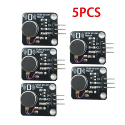 5PCS PWM Vibration Motor Switch Toy Sensor Module DC 5V Mobile Phone Vibrator For Arduino MEGA2560 R3 DIY Kit 9000RPM Minimum