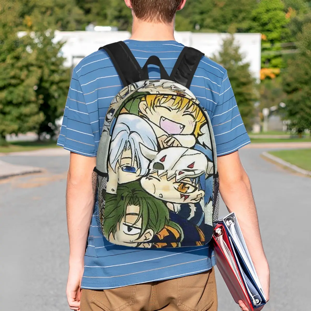 

Akatsyki No Yona Anime Backpack Student BookBag Children School Bag Laptop Shoulder Bags for Boys Girls
