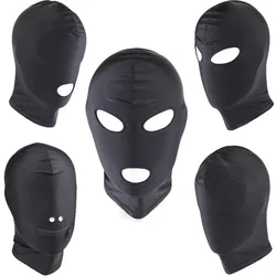 Head Hood BDSM Slave Game Bondage Restraint Fetish Harness Full Face Mask Erotic Sex Toys Role Play for Couples Master Anal Gay