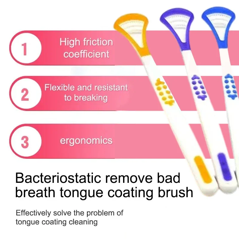 Zungen schaber Bürste Zunge kratzen Reiniger frischer Atem Mundhygiene Reinigungs bürsten Gesundheits wesen Silikon Werkzeuge