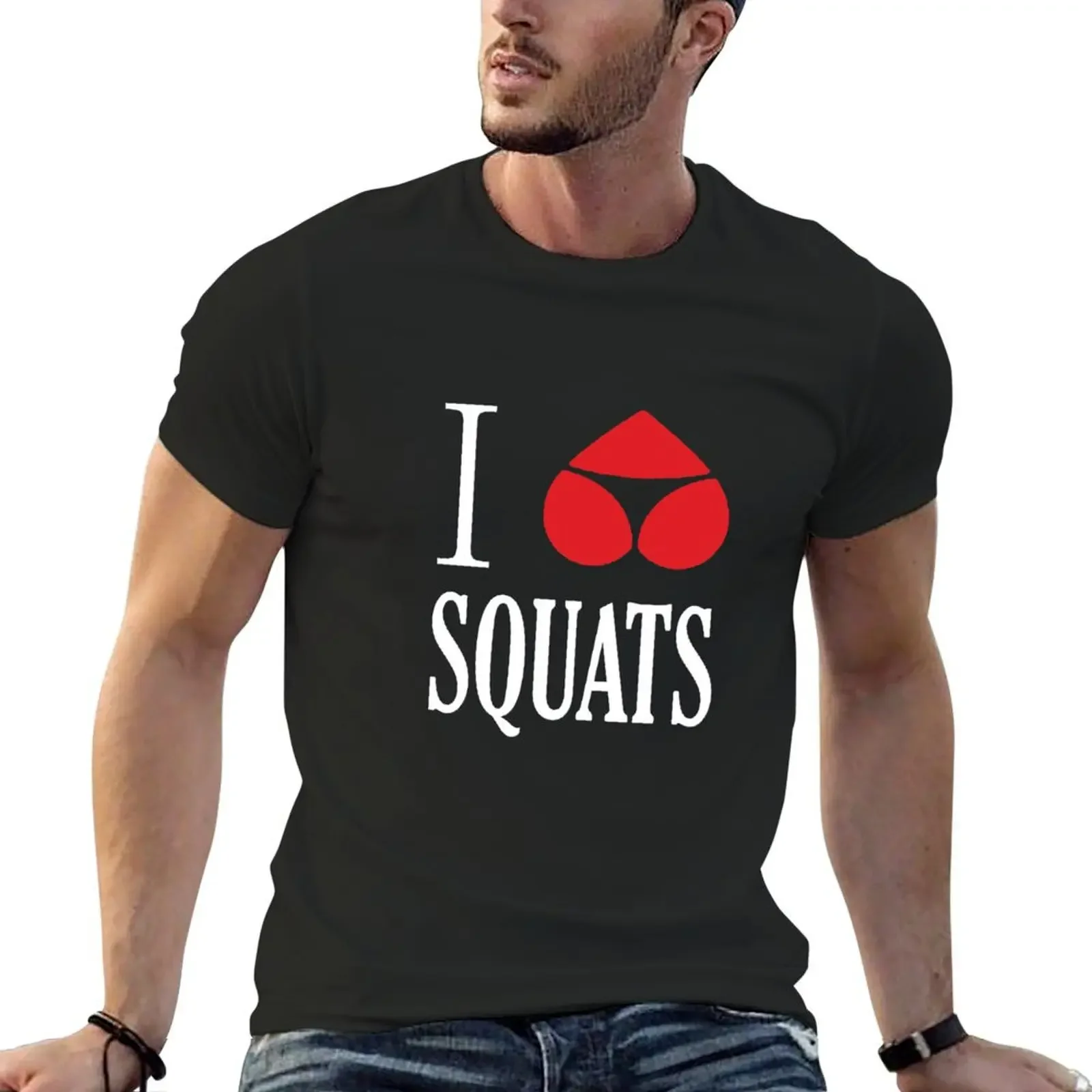 I Heart Squats Butt Thong T-Shirt oversized t shirt new edition t shirts men