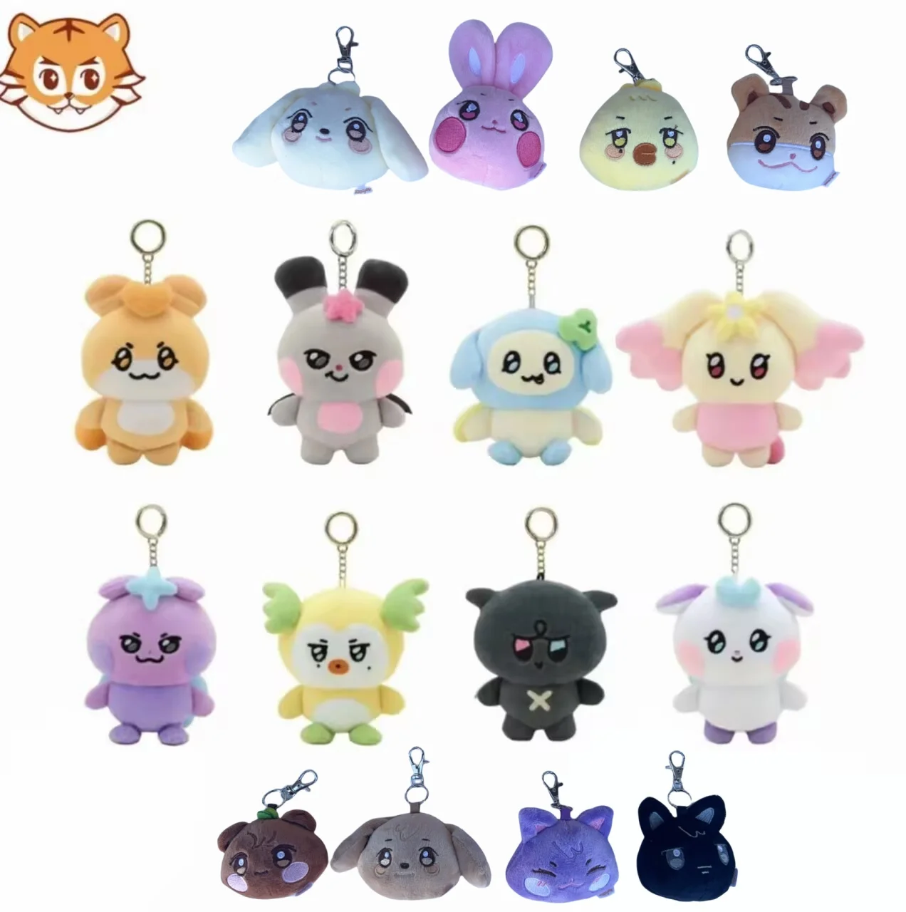 

2025 ATEEZ Aniteez Plush Toy Kawaii Stuffed Animals Plushies Doll Room Decor Fans Gift