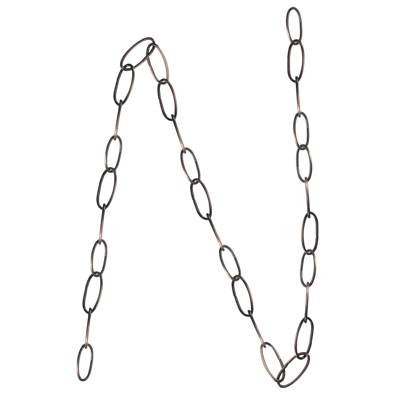 Heavy Duty Chain For Vintage Chandelier Hanging Lamp 1M Red Bronze