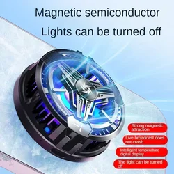 SL10 New Magnetic Mobile Phone Radiator for iPhone 15 14 Phablet Fan Semiconductor Cell Phone Cooler Gaming Cooler Mobile Phone