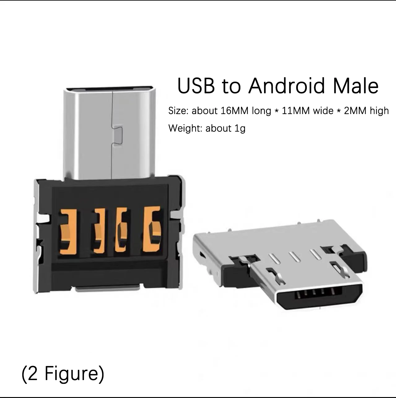 1PCS OTG adapter Type-C to USB mobile phone U disk connection converter