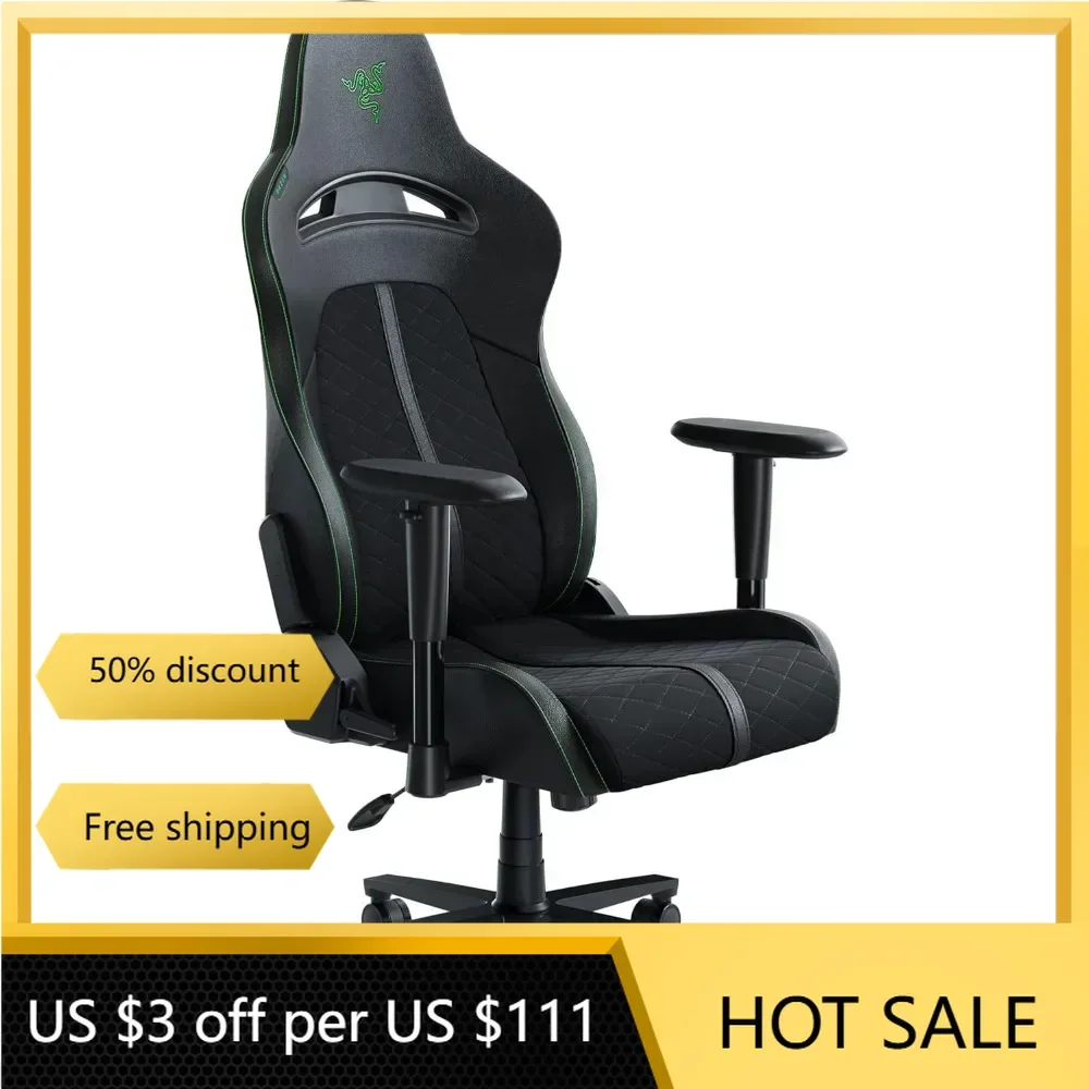 

Gaming Chair: All-Day Comfort - Built-in Lumbar Arch - Optimized Cushion Density - Dual-Textured，Video Game Chairs